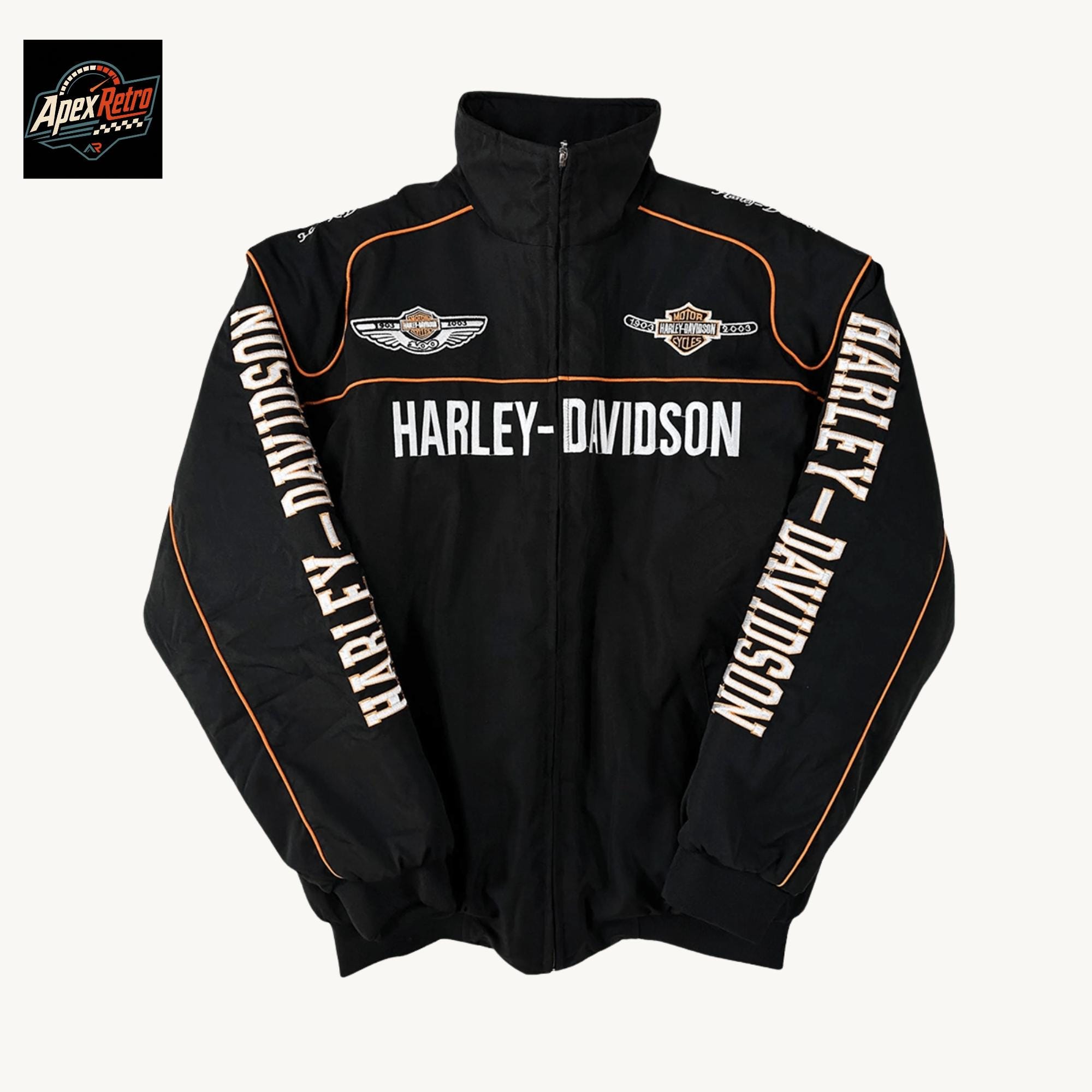 ハーレーダビッドソン バイカー レーシングジャケット Harley davidson racing jacket - Etsy 日本