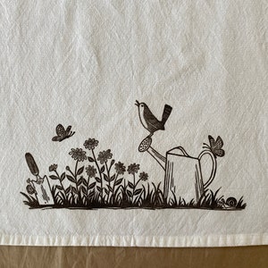 Garden Tea Towel 100% Cotton