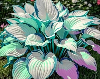 Más de 160 semillas de hosta perenne: follaje decorativo para jardines de sombra, plantas ornamentales resistentes para exteriores.