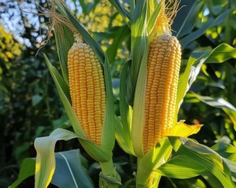 Semillas de maíz dulce triple Honey Select, sin OGM, ganadoras del premio AAS, híbrido amarillo, siembra de 2026.