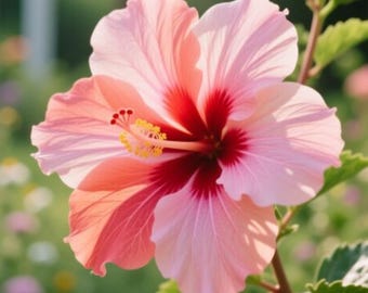 30 semillas de hibisco tropical / Plantas de jardín con flores multicolores para exteriores