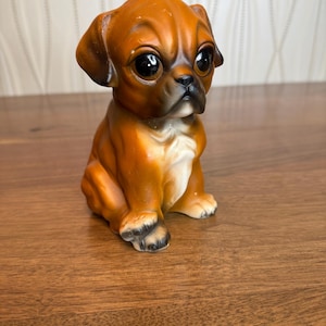 Big Eye Dog Figurine - Etsy