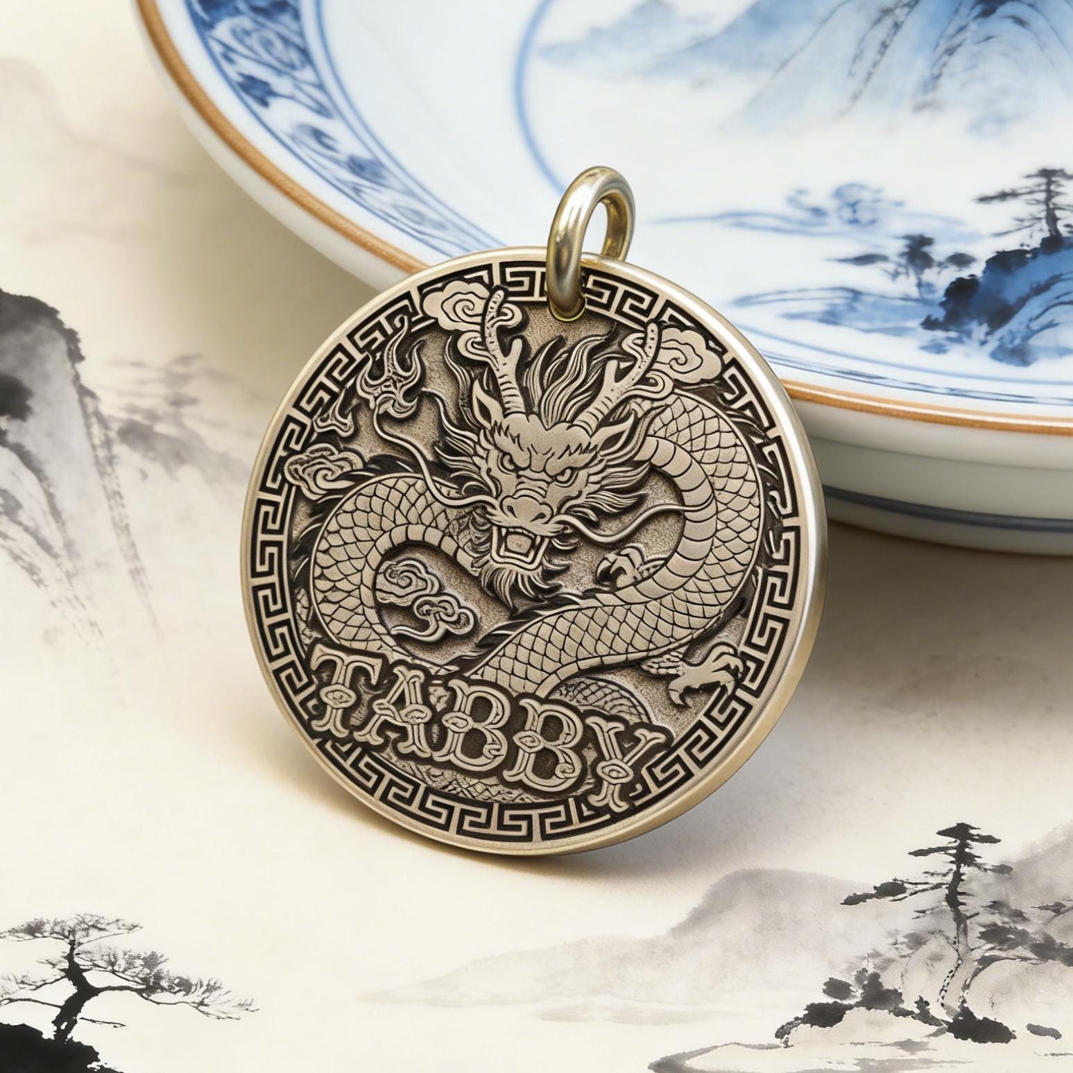 Chinese Dog Tag - Etsy