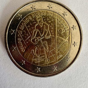 2ユーロ記念硬貨 ラグビーワールドカップ2023 - Etsy 日本