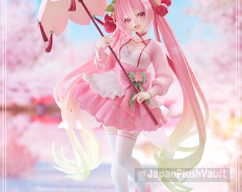 Hatsune Miku Sakura Miku AMP+ Figure - Sakura Dress Ver. - Official Japanese Collectible (New)