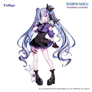 Low Stock! Hatsune Miku Snow Miku x Kuromi Figure - Authentic item from Japan (New, Unopened) image 3