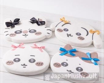 Chiikawa Kissen mit geringer Rückstellkraft und Schleifenmuster – Wähle deinen Charakter – Offizielles japanisches Kissen (Neu, ungeöffnet)