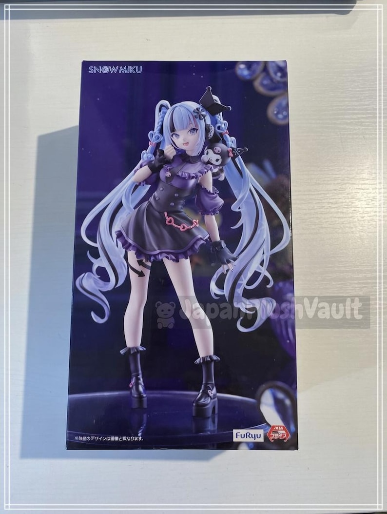 Low Stock! Hatsune Miku Snow Miku x Kuromi Figure - Authentic item from Japan (New, Unopened) image 2