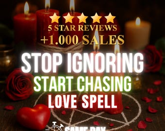 Same Day - No More Ignoring — Obsessive Love Spell — Turn Distance into Desire — Powerful Emotional Shift