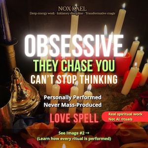Obsessive Chase Me Spell-Fix Hot - Cold Behavior-Draw His Focus, Attention - Desire • Emotional Pull & Constant Attraction • Same Day Ritual
