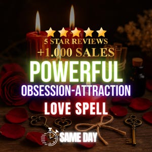 Kraftfull besatthetsförtrollning • Stärka kärleksbandet • Tända djup längtan • Känslomässig dragningskraft och romantiskt fokus • Energiritual samma dag