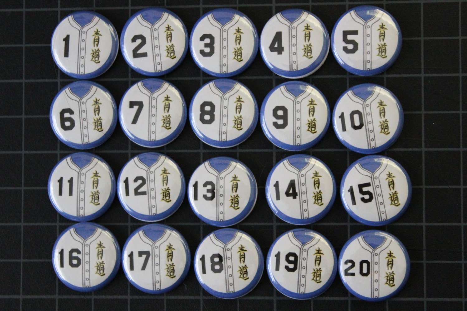 Diamond No Ace Seidou High Pinback Buttons
