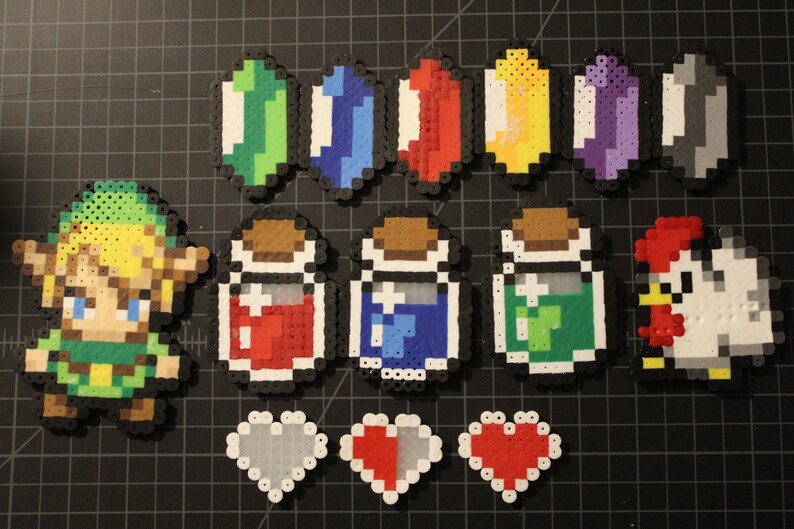 Legend of Zelda Perler Beads Etsy