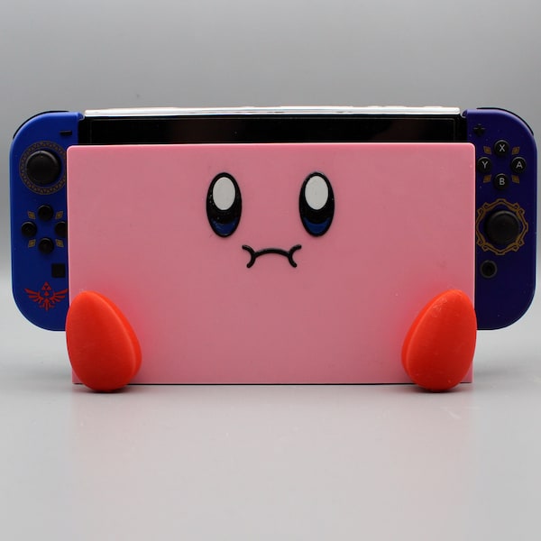 3d printed Kirby Nintendo Switch/Switch2 Dock Cover