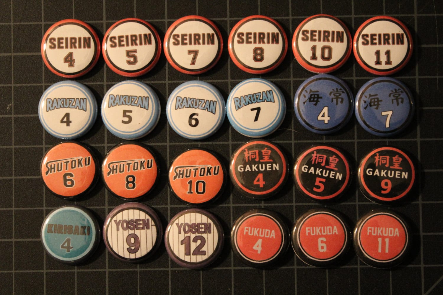 Kuroko No Basket Buttons Etsy