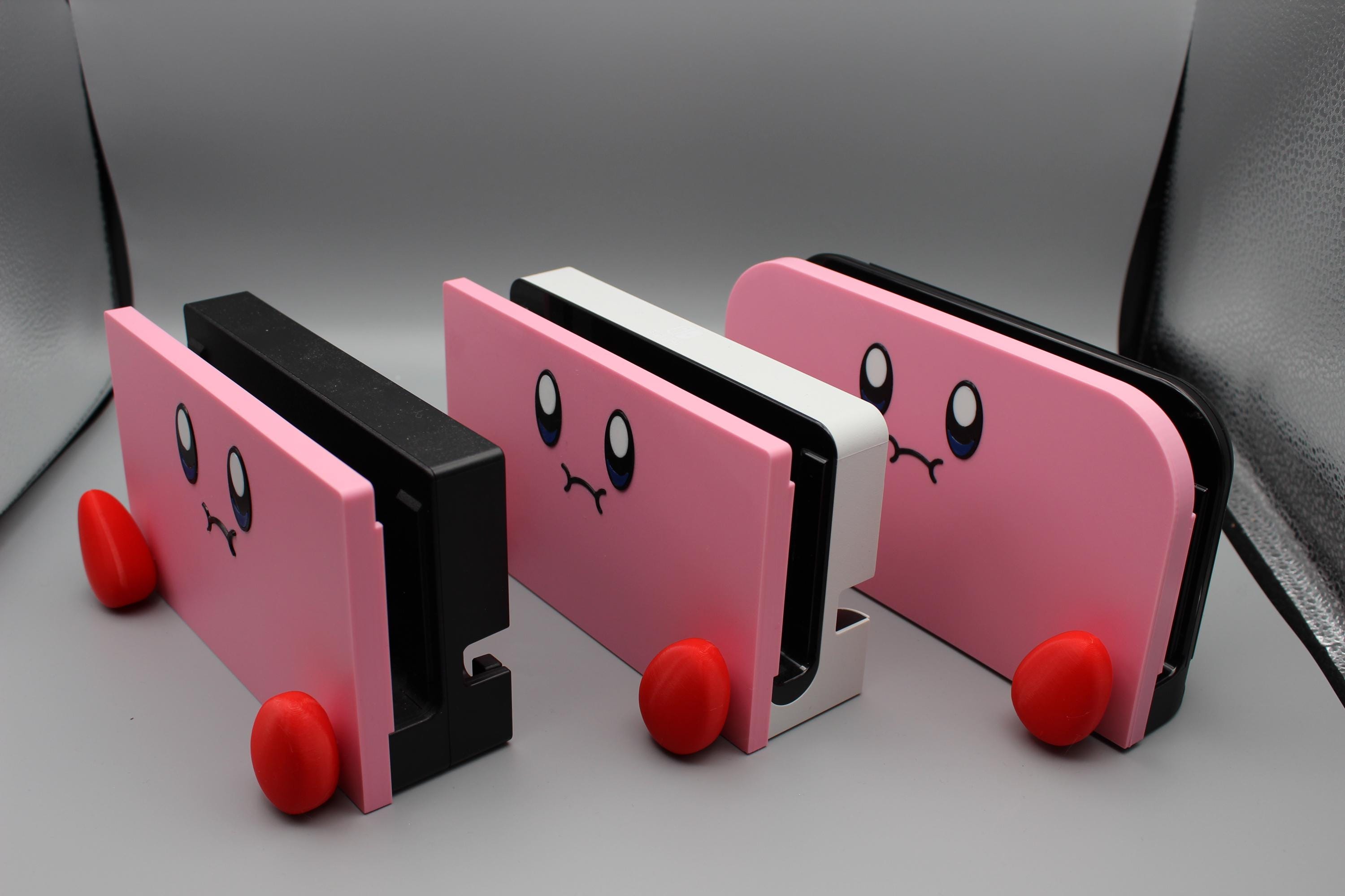 3d Printed Kirby Nintendo Switch/switch2 Dock Cover - Etsy