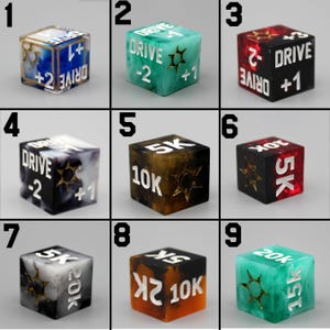 Handmade Vanguard Marker Resin Cube