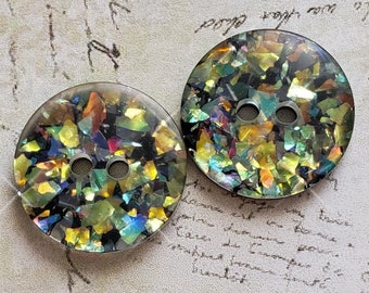 20 RAINBOW 13mm RESIN SHIRT BUTTONS SEWING KNITTING CRAFTS LGBT GAY PRIDE