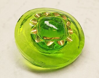 Chartreuse Button - Etsy