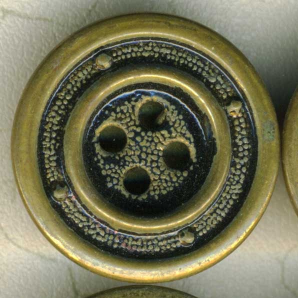 Set of 4 Vintage Antique Gold Metal Sewing Buttons Steampunk Etsy