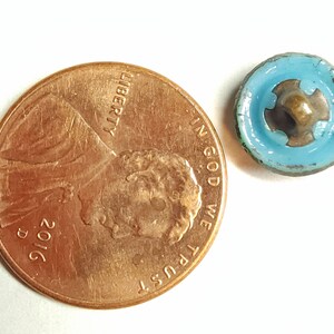 Lot De Boutons Anciens - Verre Rubis Facetté - 9 Mm - Victorian Dimi - Fabrication France