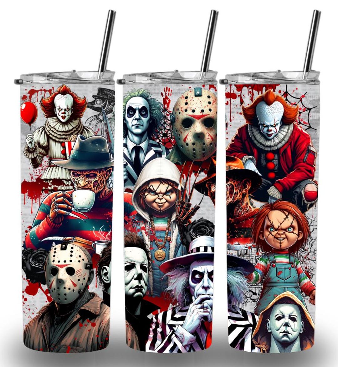 Horror Themed 20oz Custom Printed Tumbler - Etsy