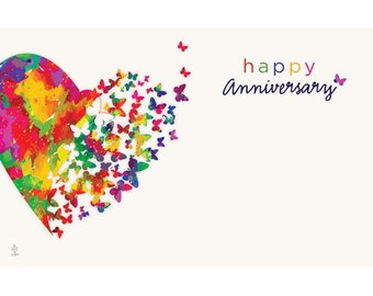 heart flutter card etsy