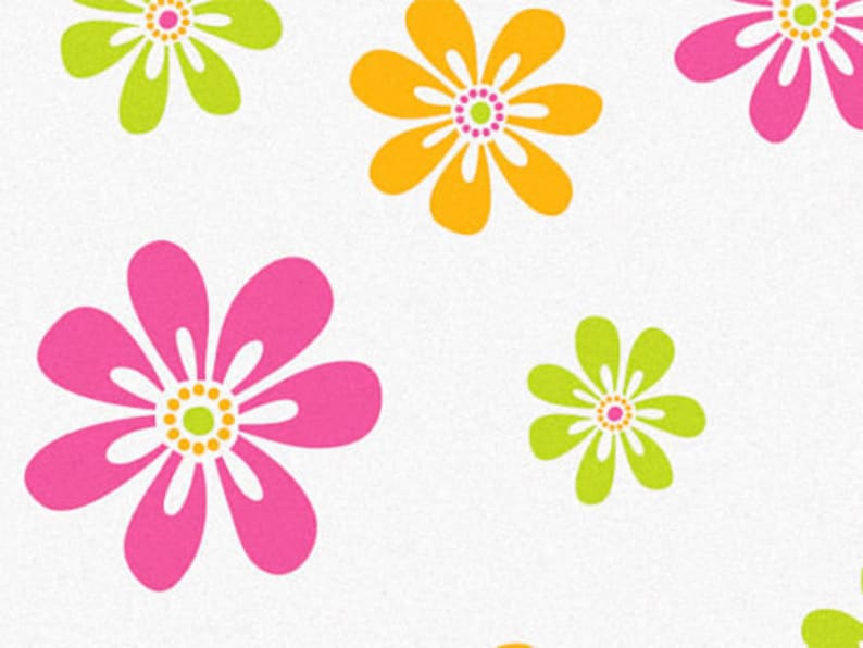 Free Shipping! Candy Stripe Daisies Daisy Flowers Tissue Paper for Gift Wrapping 20x30 Sheets