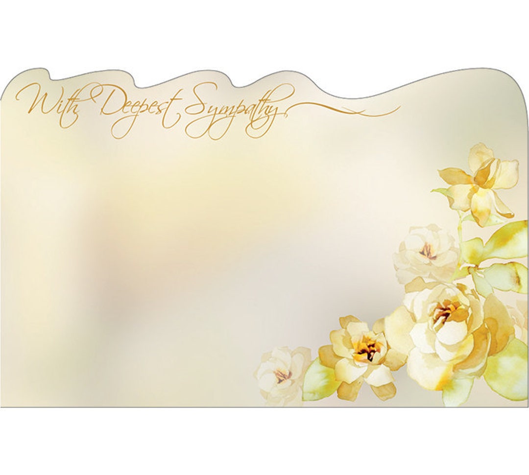 50 with DEEPEST Sympathy Pretty Flowers Florist - Etsy