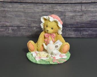 Figura vintage de ositos de peluche: Marie, regalo de la amistad, jubilada