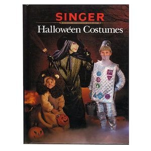 Singer Halloween Costumes Reference Library Hardback Book. Singer Sewing Book for Halloween Costumes.