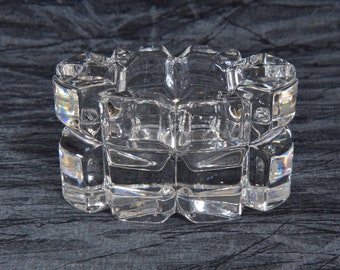 Mikasa Reflections Votive Crystal Candle Holder. Mikasa Candle Holder Made of Crystal. Vintage Candle Holder. Crystal Decor Candleholder