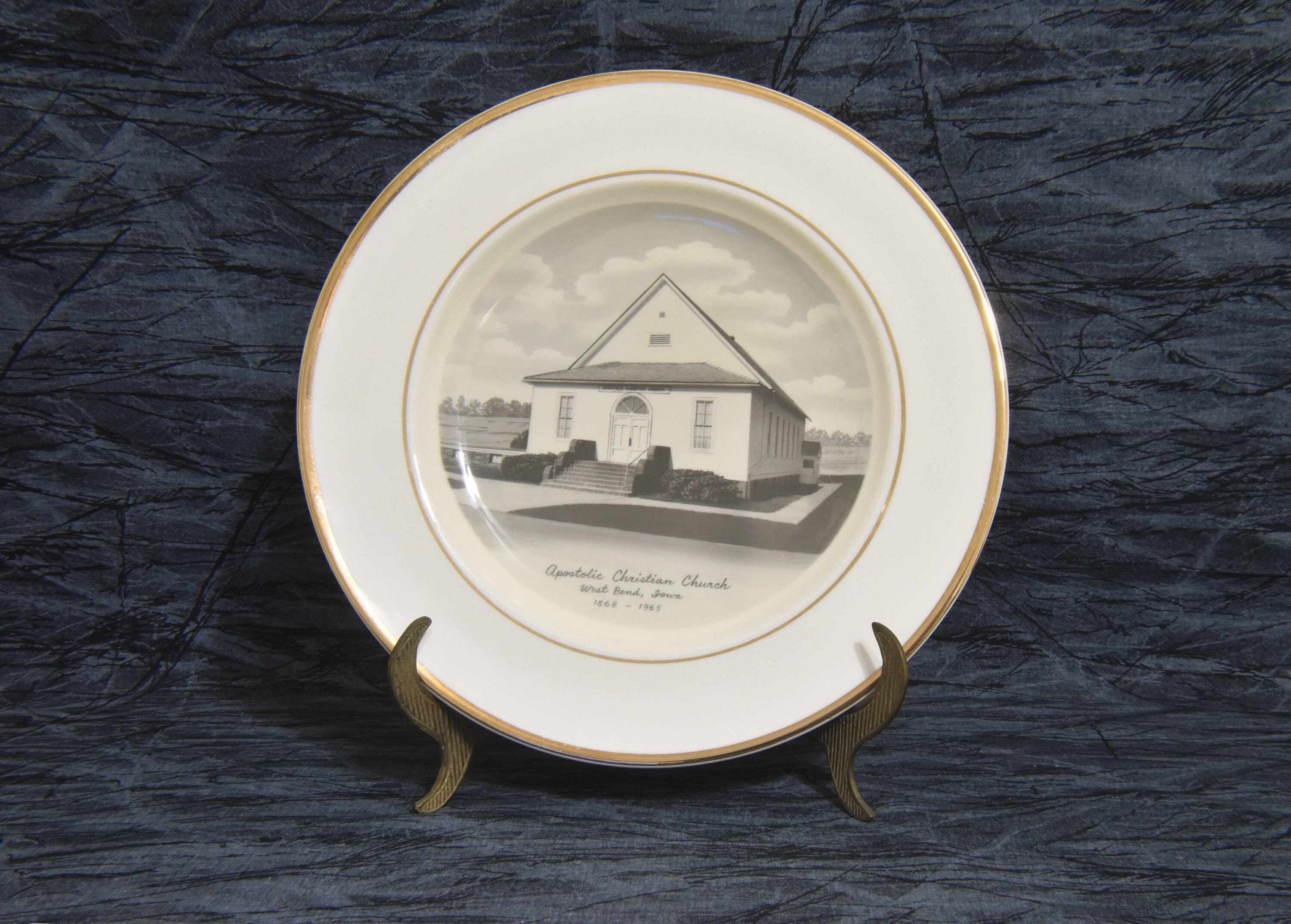 Vintage church plate - Etsy 日本