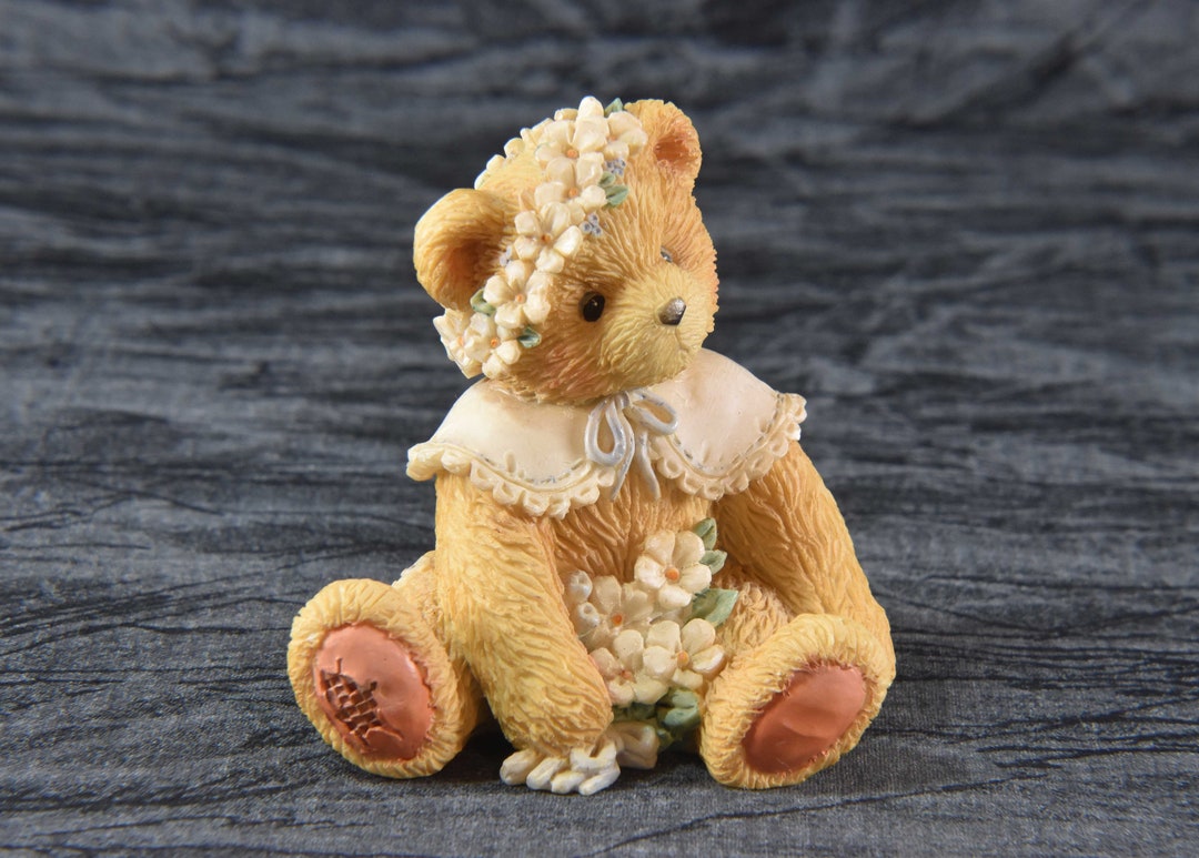 Cherished Teddies Month Bear for May Figurine. Cherished Teddies Figurine Collectible for May. Month of May Collectible. Etsy