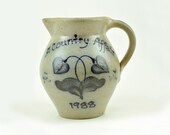 Rockdale Union Stoneware Pitcher quot A Country Affair quot 1988
