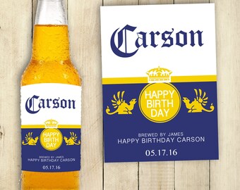 printable beer label etsy