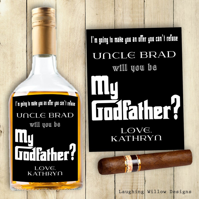 Godfather Card Will You Be My Godfather Card PRINTABLE | Etsy