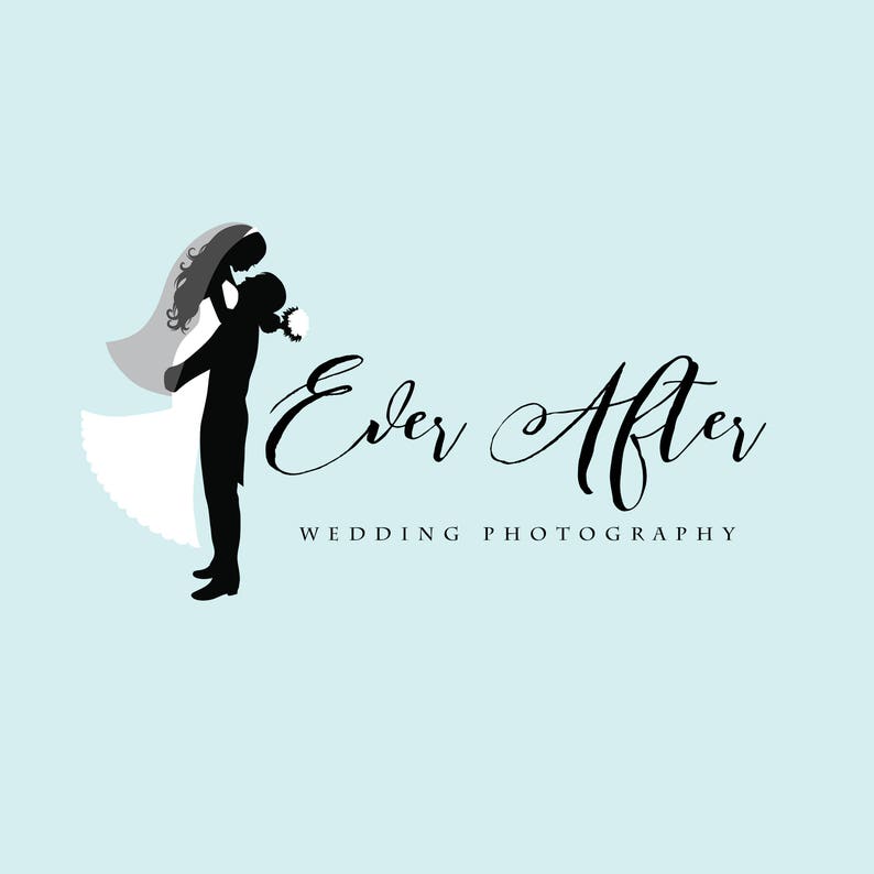 Wedding Photography Logo Watermark Bride And Groom Wedding Etsy