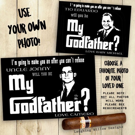 Godfather Card Will You Be My Godfather Card PRINTABLE | Etsy