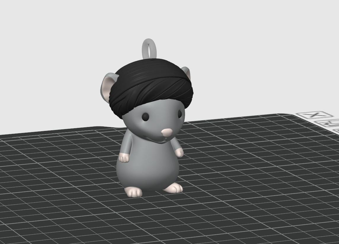 3d Printed Moosh Ali Keychain - Etsy