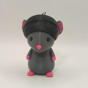 3D-tryckt Moosh Ali-nyckelring