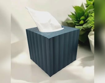 Caja de pañuelos con diseño 3D