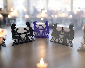 Porta tovaglioli da tavolo romantico con design 3D
