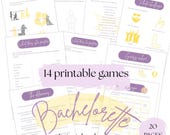 Bachelorette Party Games Bundle Printable, EVJF Games, funny games, Hen Party Games Pack, Bride Squad Games, Instant Download