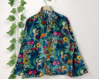 Handcrafted Velvet Jacket | Boho Festival Style | Soft Vintage Velvet, Bohemian Velvet Kimono Jacket | Women’s Luxe Velvet Layer