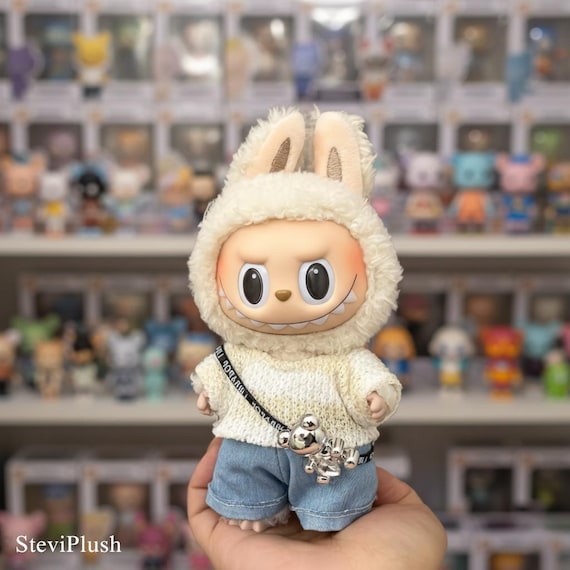 Custom Labubu Outfit • Designer Clothes & Pendant for 17cm Plush (ONLY CLOTHES, not the doll)