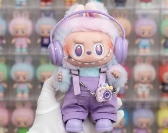 Ropa y accesorios para muñecas Labubu de 15 a 17 cm / Mono con zapatos (no incluye muñeca) / Conjunto Labubu, ropa Labubu