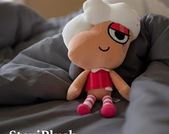 2 peluches douces de Dandy - mignon ensemble de peluches lestées, peluche oreiller kawaii en coton PP, cadeau en peluche jeu d'horreur