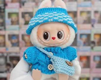 Monster Style Outfit for 17cm Labubu Doll - Custom Clothing (NO DOLL INCLUDED)