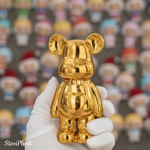 Ceramic Bearbrick Sculpture – Modern Art Toy Figurine Collectible Designer Decor
